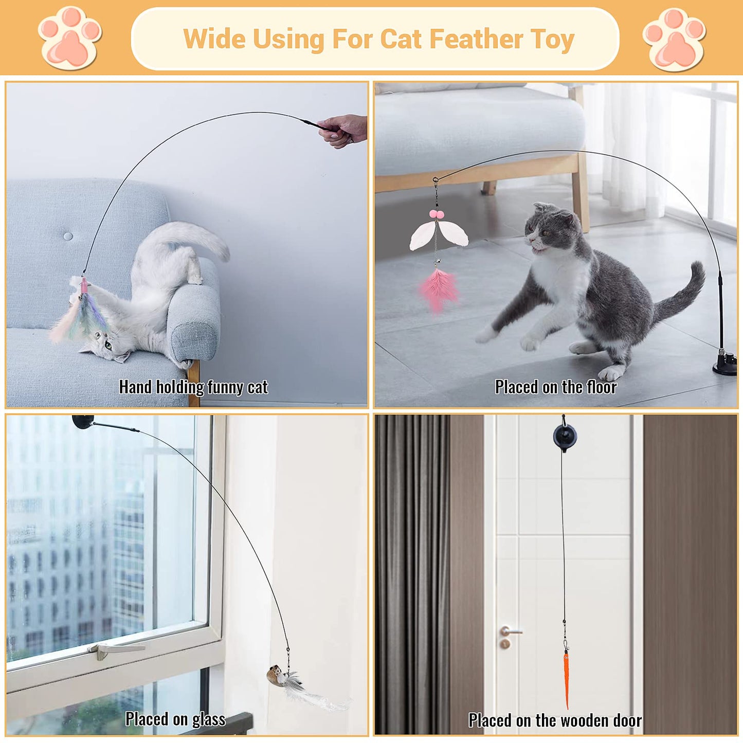 Interactive Feather Toy