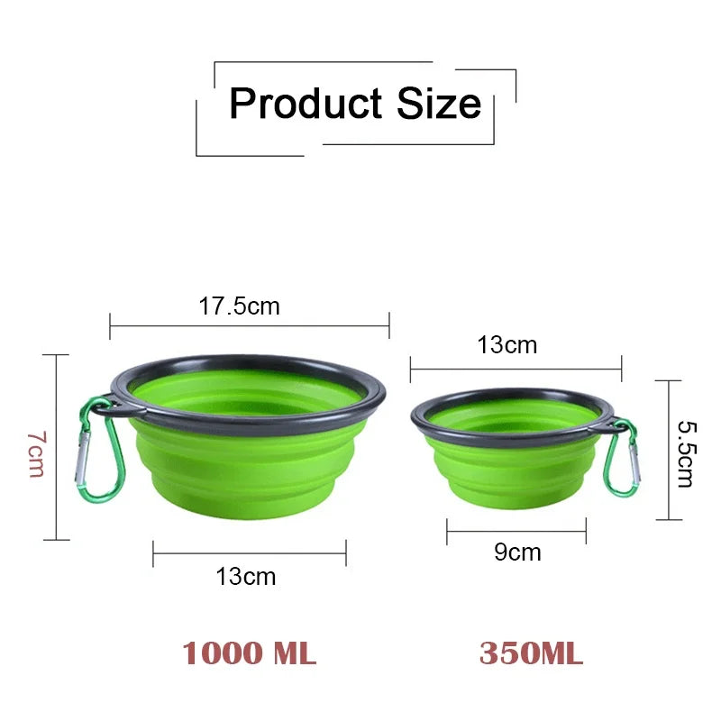 Folding Portable Dog Bowl