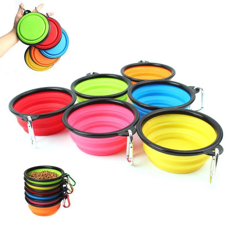 Folding Portable Dog Bowl