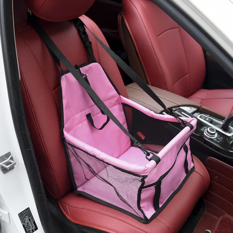 Pet Car Seat Cushion with Waterproof Storage Bag