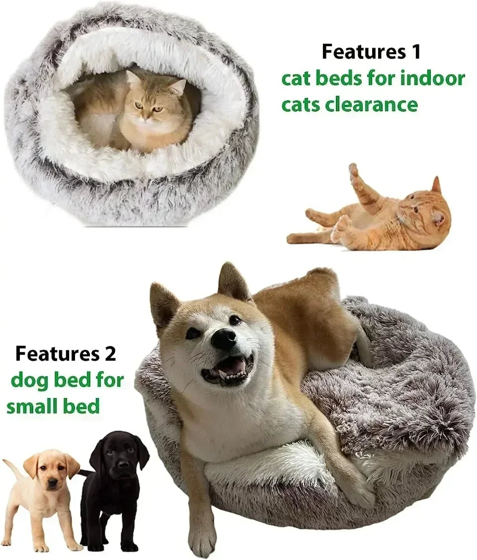 Ultimate Cozy Plush Pet Bed Nest