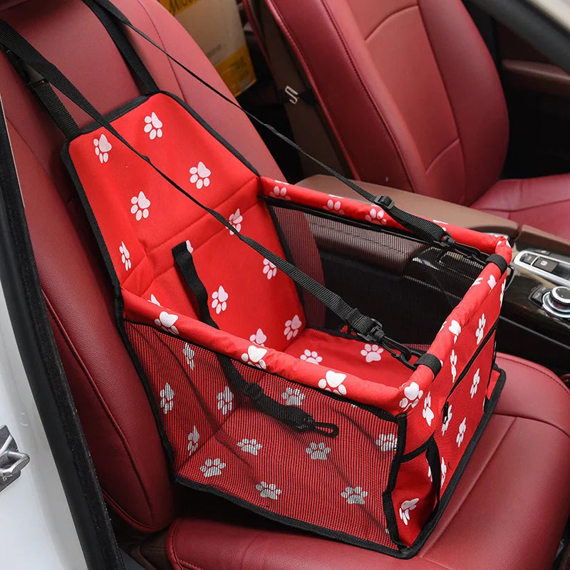 Pet Car Seat Cushion with Waterproof Storage Bag