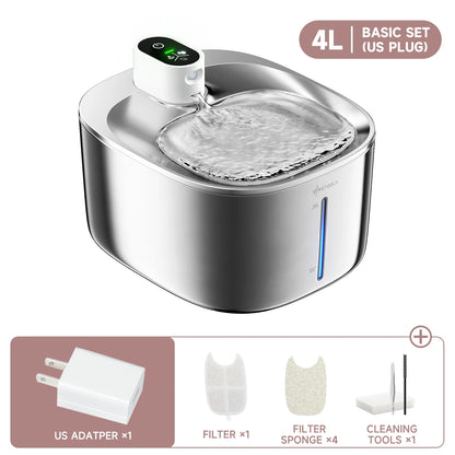 APETDOLA 4L Wireless Cat Water Fountain