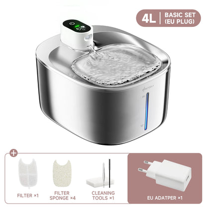 APETDOLA 4L Wireless Cat Water Fountain