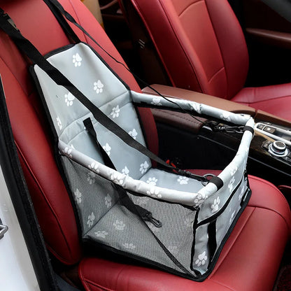 Pet Car Seat Cushion with Waterproof Storage Bag