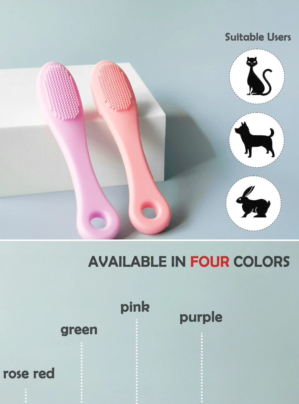 Soft Pet Finger Brush